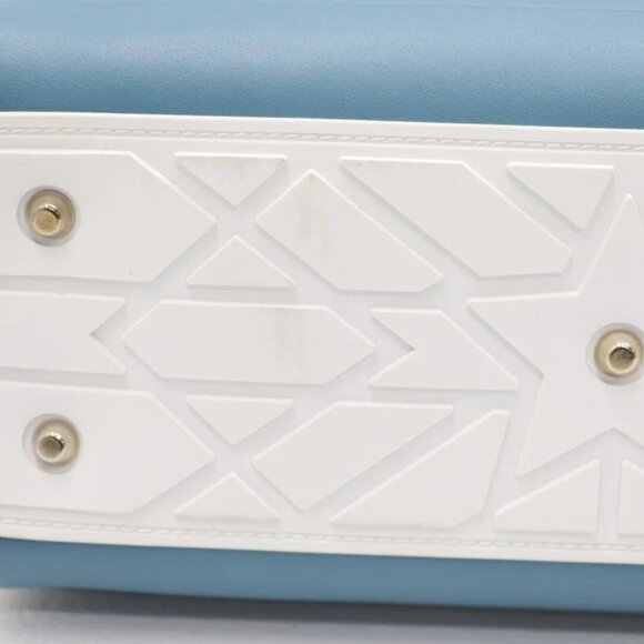 Christian Dior Calfskin Small Dior Vibe Bowling Bag - Turquoise - Picture 15 of 16